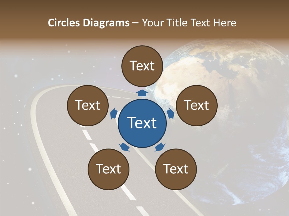 Nebula Constellation World PowerPoint Template