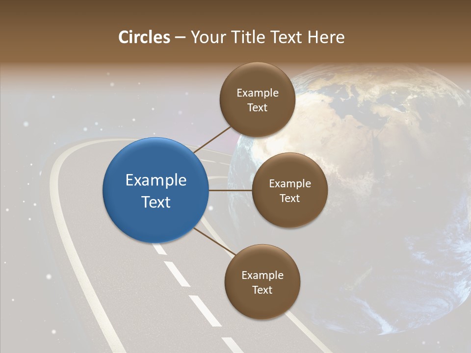 Nebula Constellation World PowerPoint Template