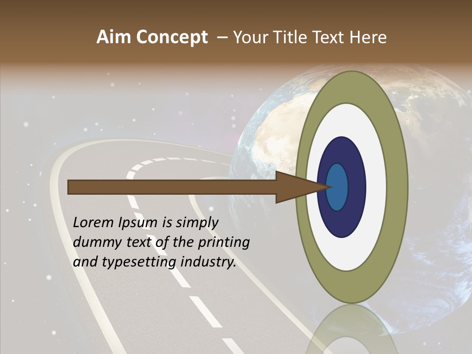 Nebula Constellation World PowerPoint Template