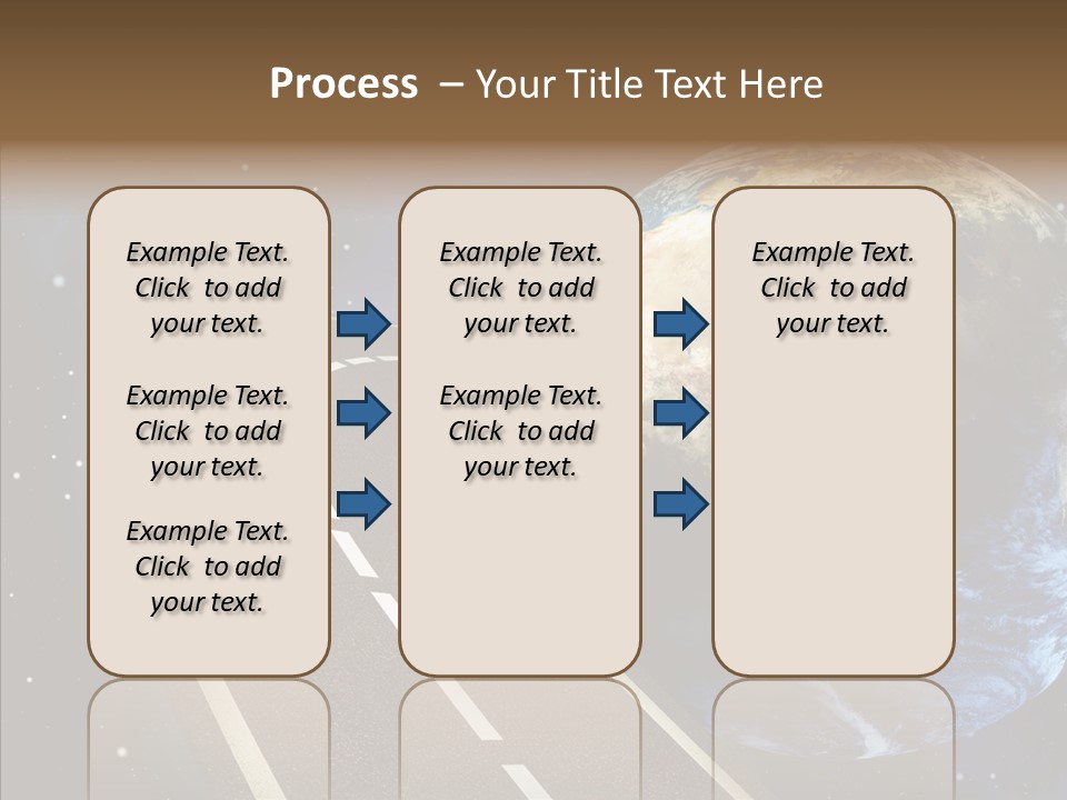 Nebula Constellation World PowerPoint Template