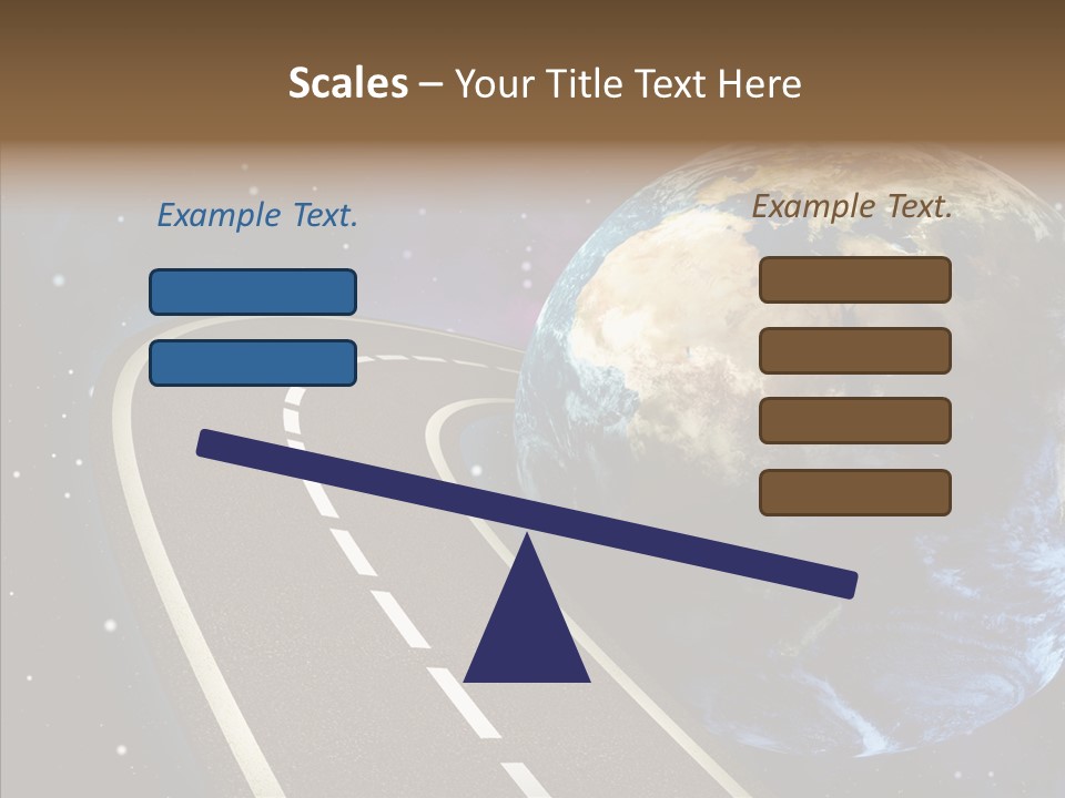 Nebula Constellation World PowerPoint Template