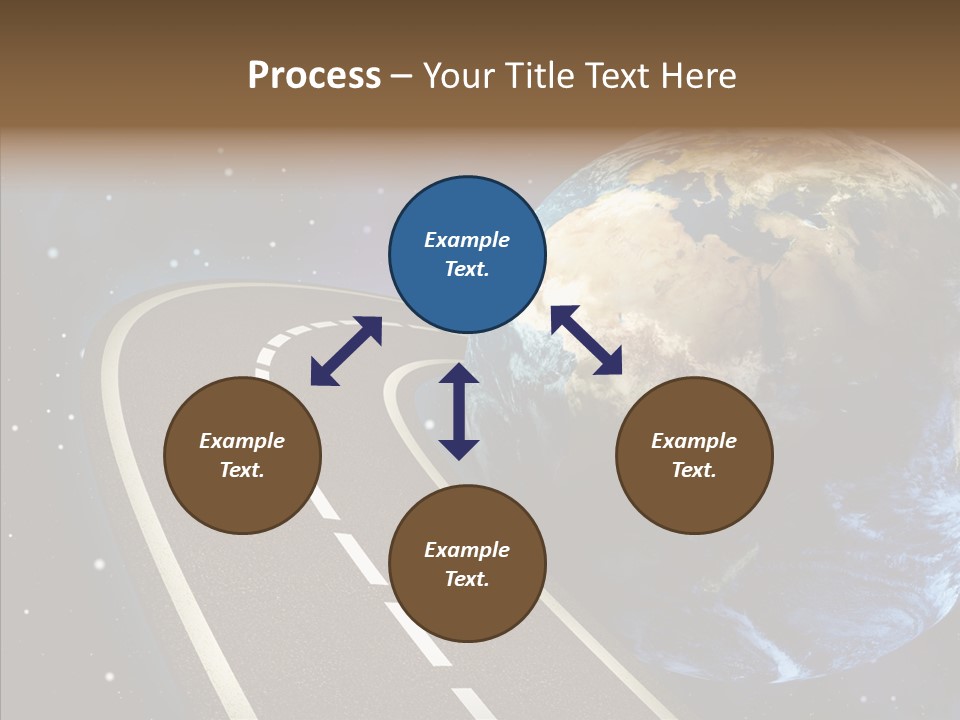 Nebula Constellation World PowerPoint Template