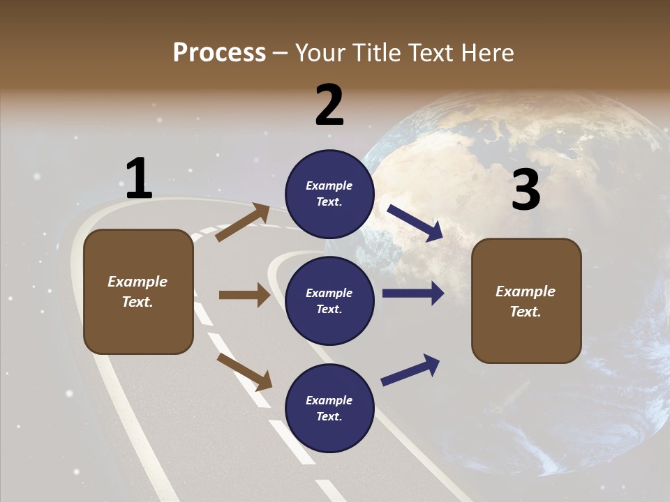 Nebula Constellation World PowerPoint Template