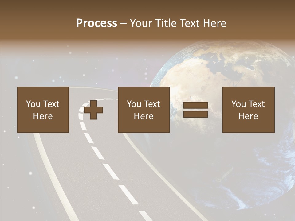 Nebula Constellation World PowerPoint Template