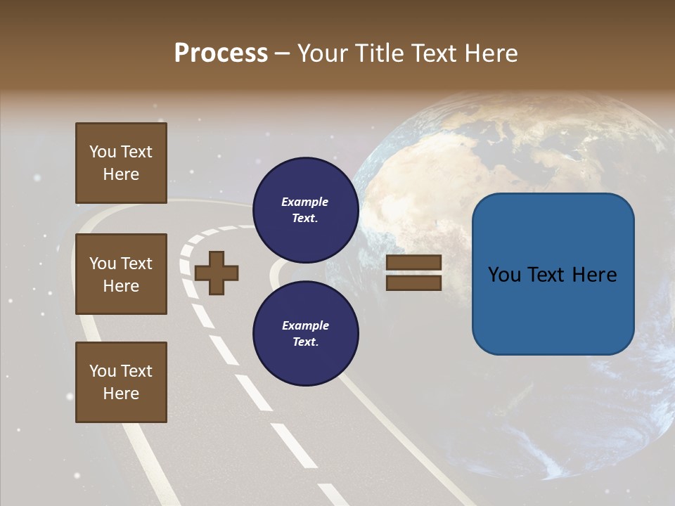 Nebula Constellation World PowerPoint Template