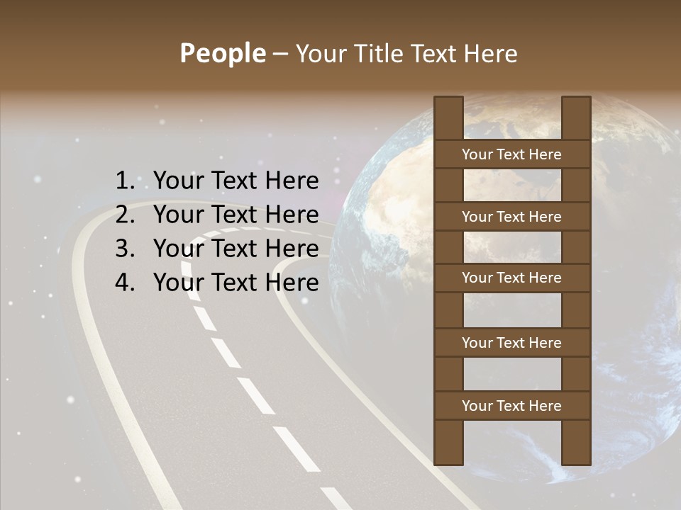Nebula Constellation World PowerPoint Template