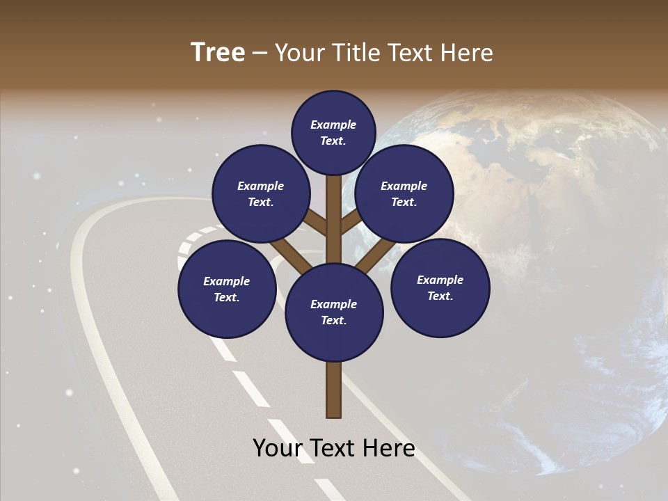 Nebula Constellation World PowerPoint Template