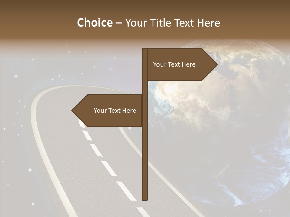 Nebula Constellation World PowerPoint Template