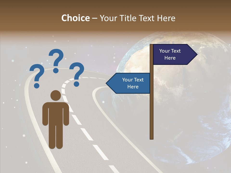 Nebula Constellation World PowerPoint Template