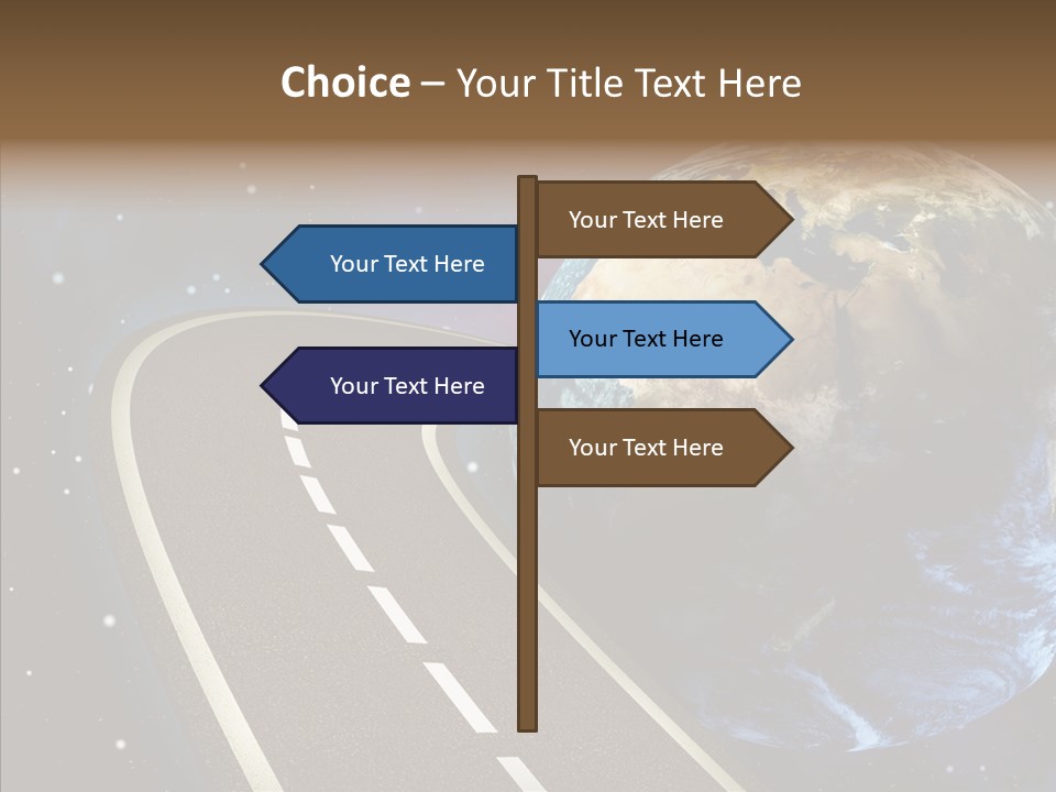 Nebula Constellation World PowerPoint Template