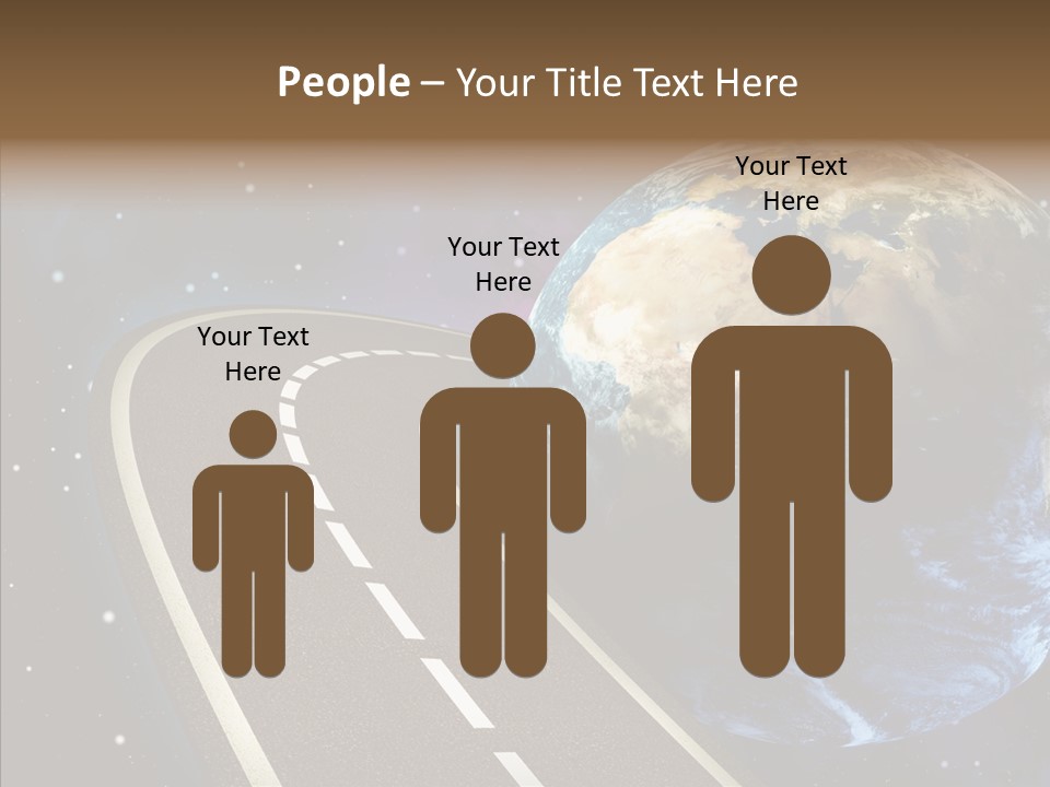 Nebula Constellation World PowerPoint Template