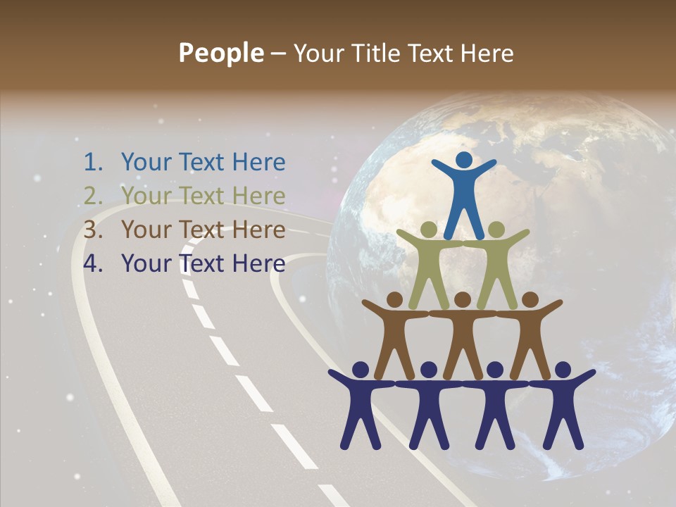 Nebula Constellation World PowerPoint Template