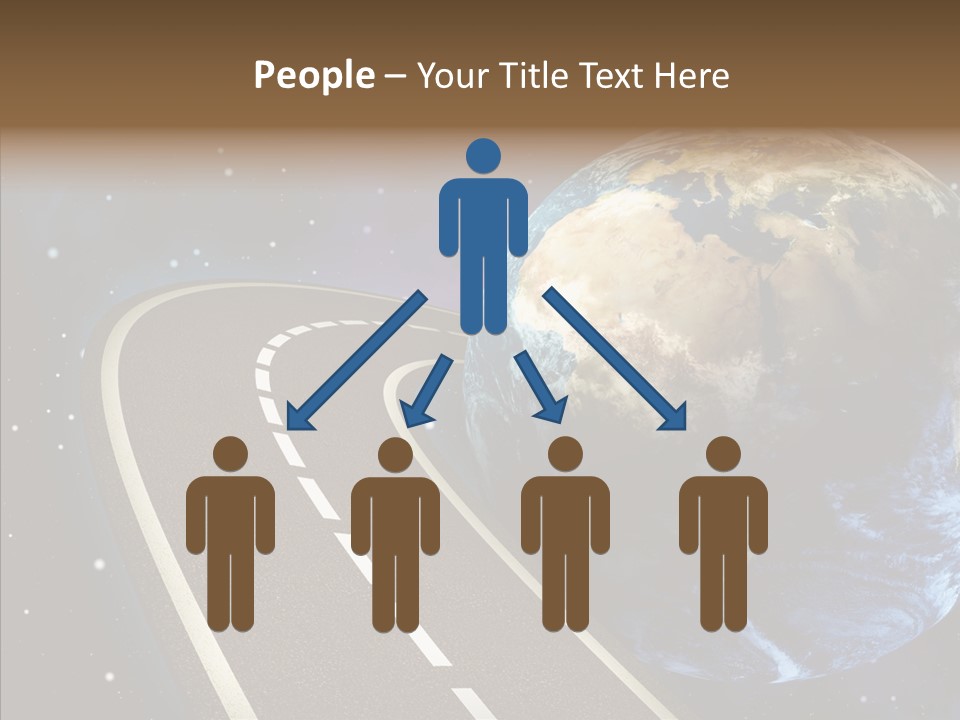 Nebula Constellation World PowerPoint Template