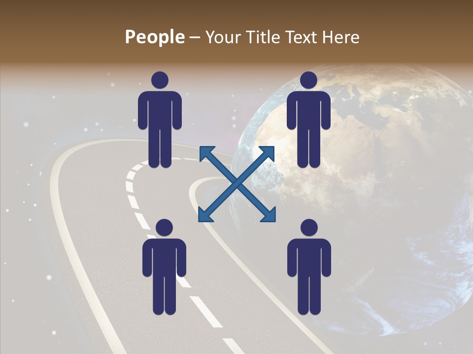 Nebula Constellation World PowerPoint Template