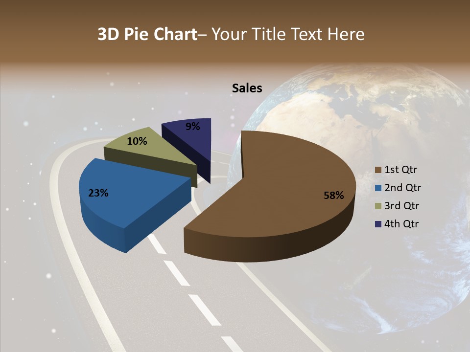 Nebula Constellation World PowerPoint Template