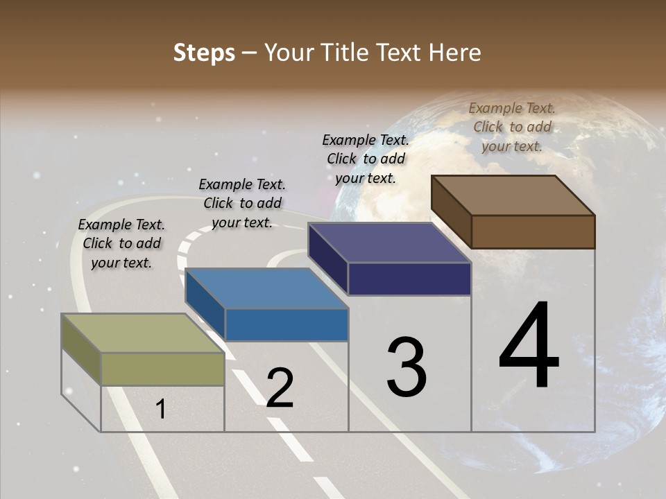 Nebula Constellation World PowerPoint Template
