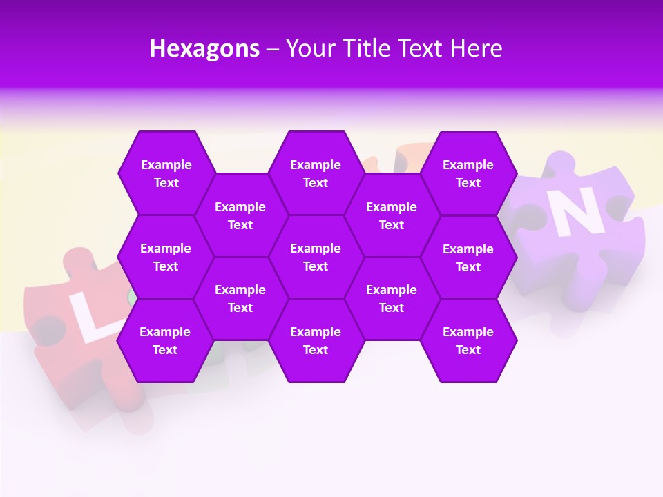 Intelligence Alphabet Three Dimensional PowerPoint Template