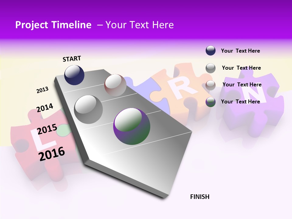 Intelligence Alphabet Three Dimensional PowerPoint Template