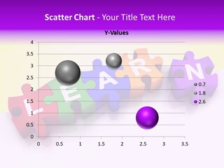 Intelligence Alphabet Three Dimensional PowerPoint Template