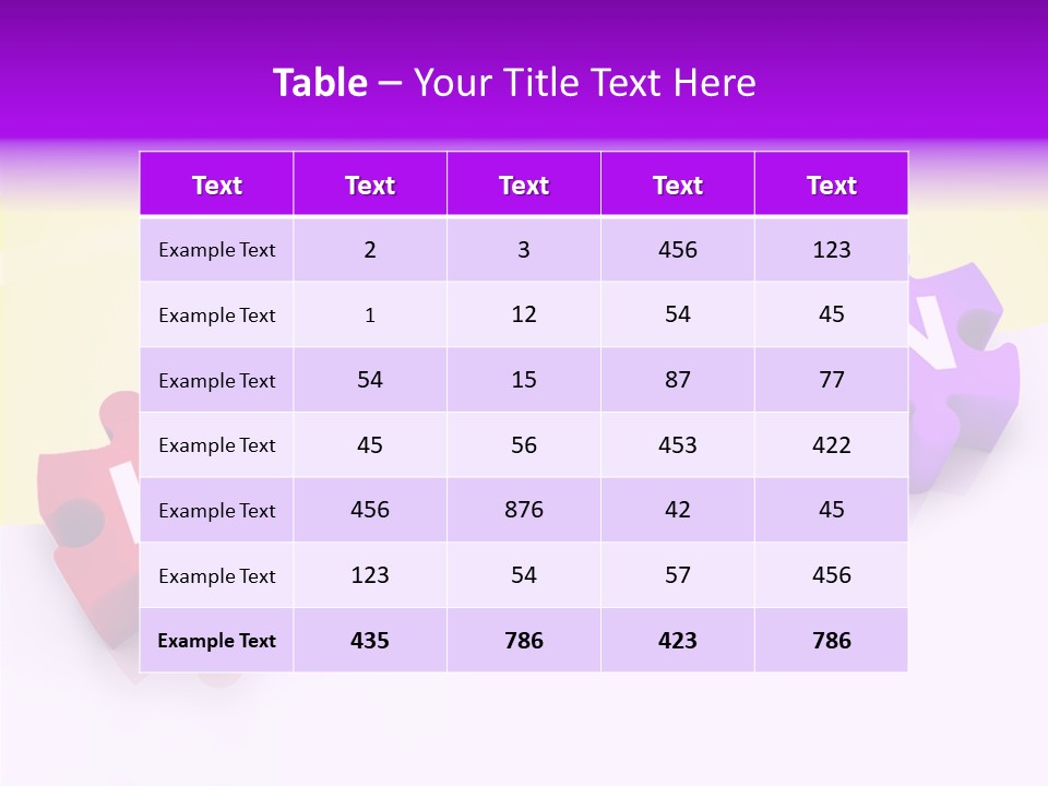 Intelligence Alphabet Three Dimensional PowerPoint Template