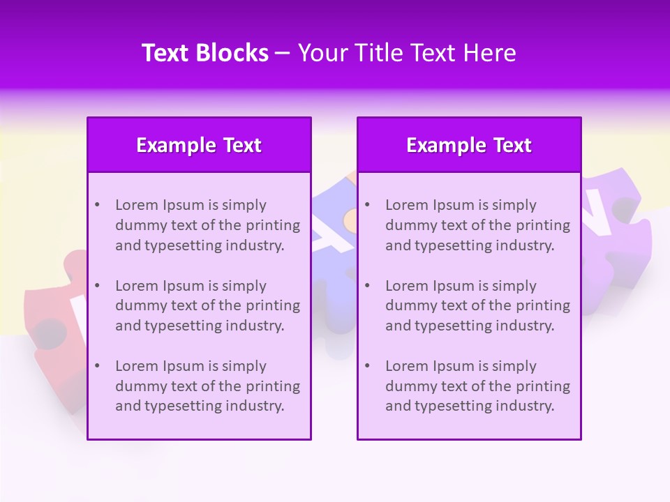 Intelligence Alphabet Three Dimensional PowerPoint Template