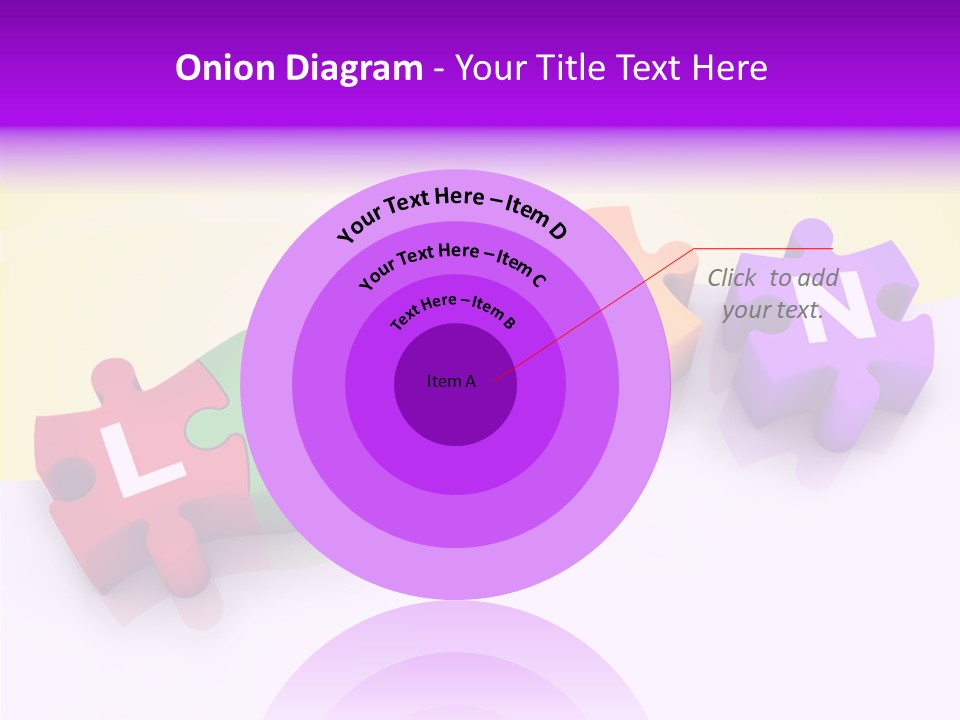 Intelligence Alphabet Three Dimensional PowerPoint Template