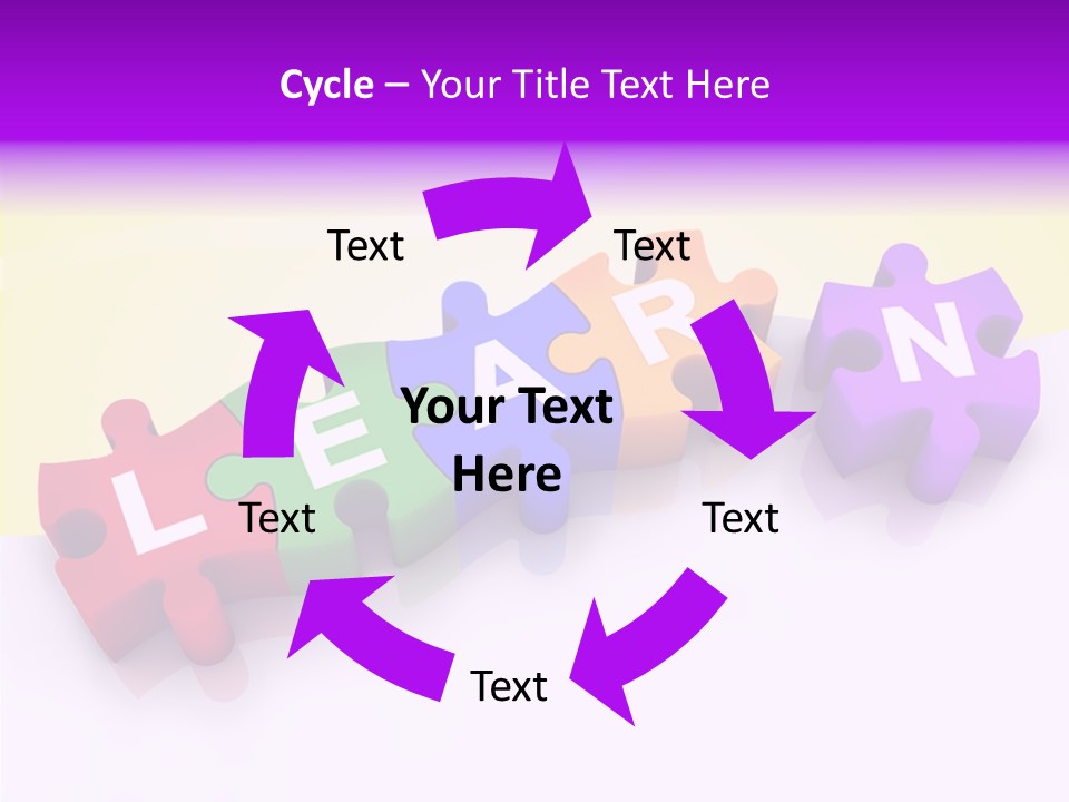 Intelligence Alphabet Three Dimensional PowerPoint Template
