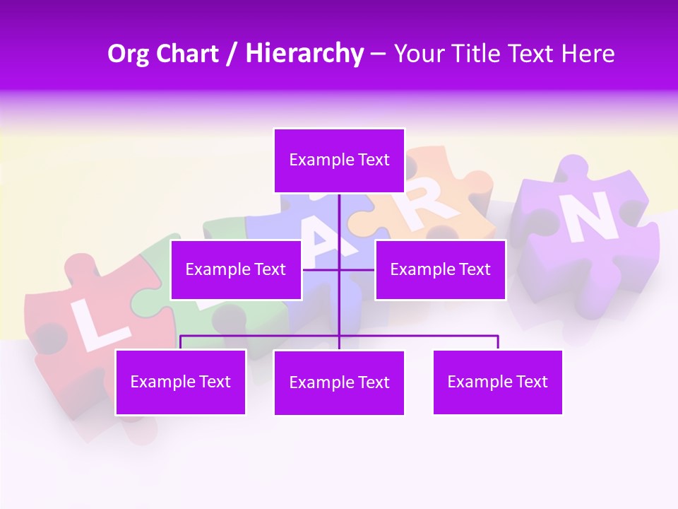 Intelligence Alphabet Three Dimensional PowerPoint Template