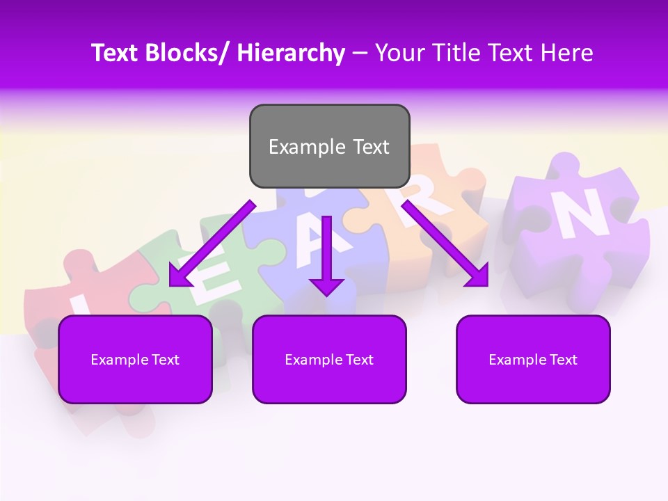 Intelligence Alphabet Three Dimensional PowerPoint Template
