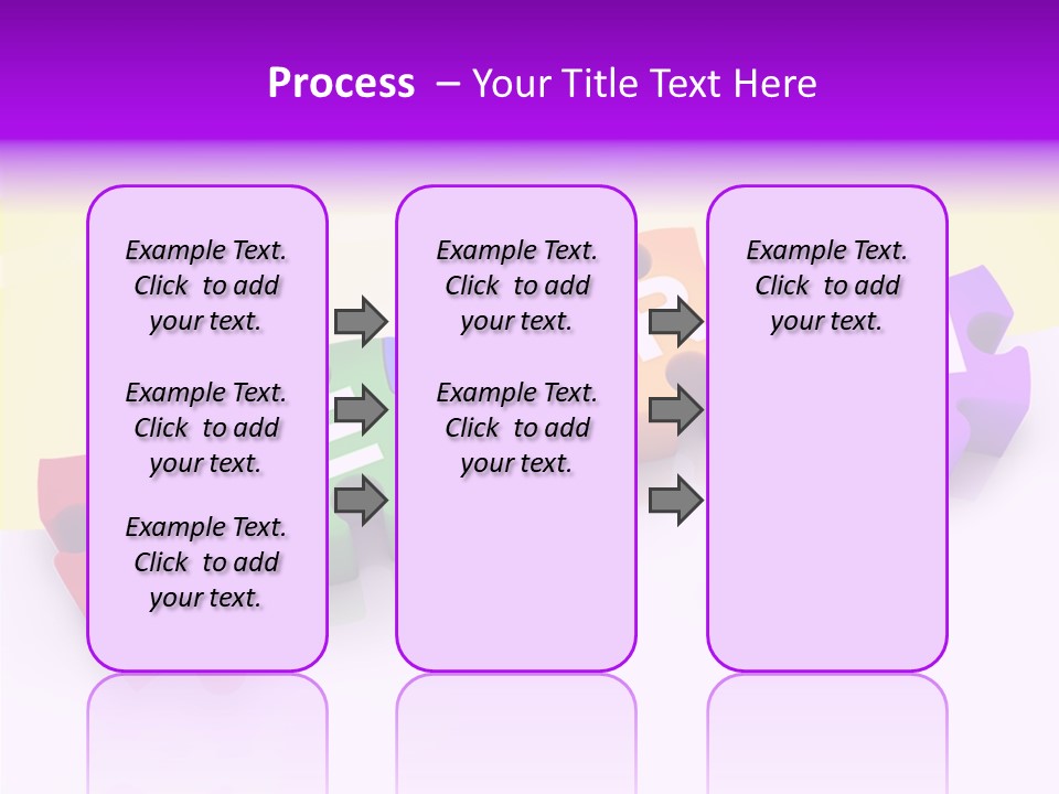 Intelligence Alphabet Three Dimensional PowerPoint Template