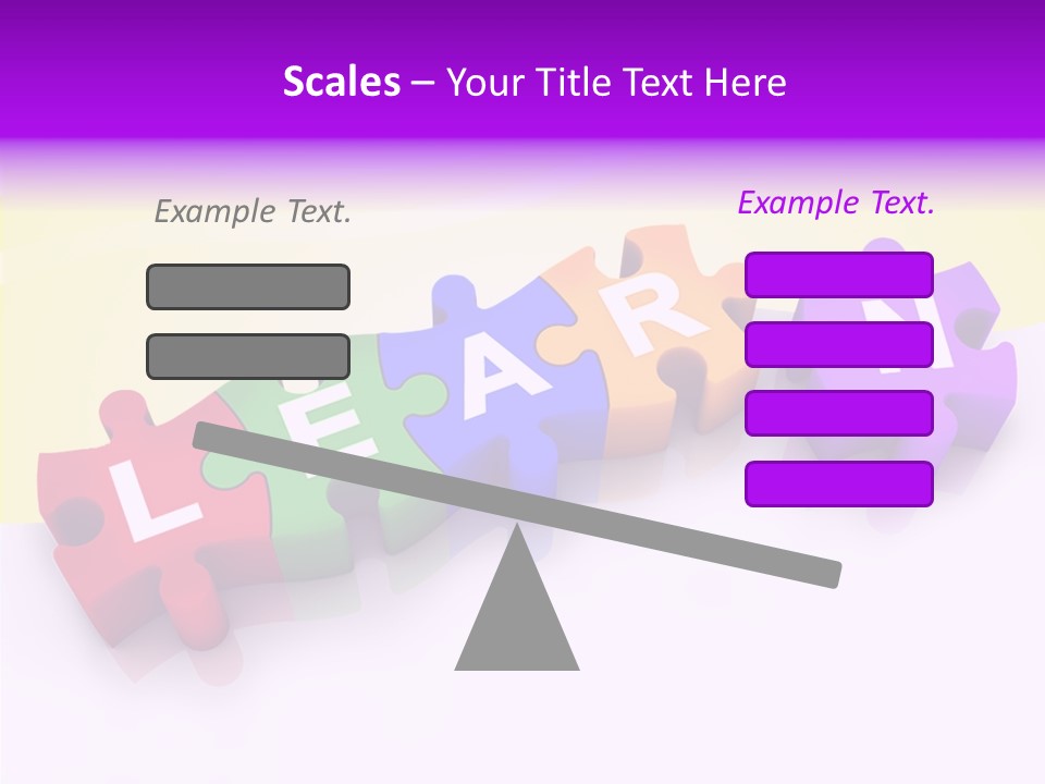 Intelligence Alphabet Three Dimensional PowerPoint Template