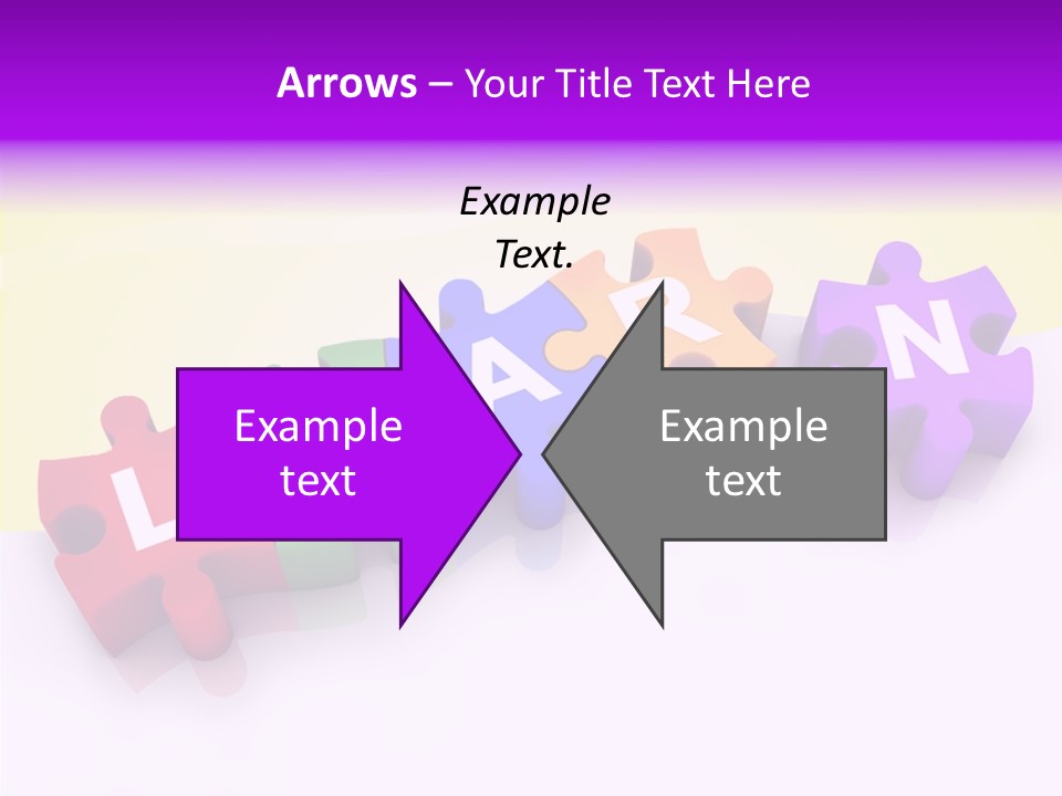 Intelligence Alphabet Three Dimensional PowerPoint Template