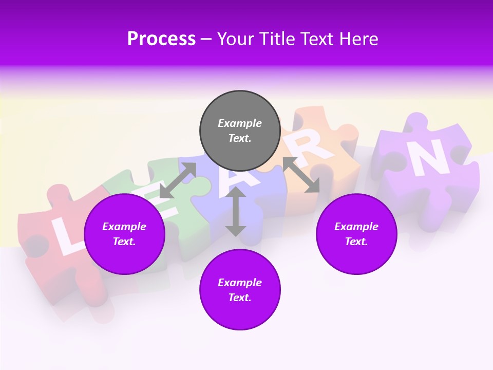 Intelligence Alphabet Three Dimensional PowerPoint Template
