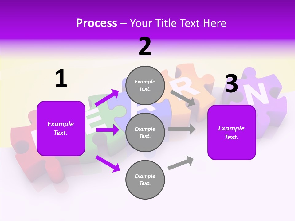 Intelligence Alphabet Three Dimensional PowerPoint Template