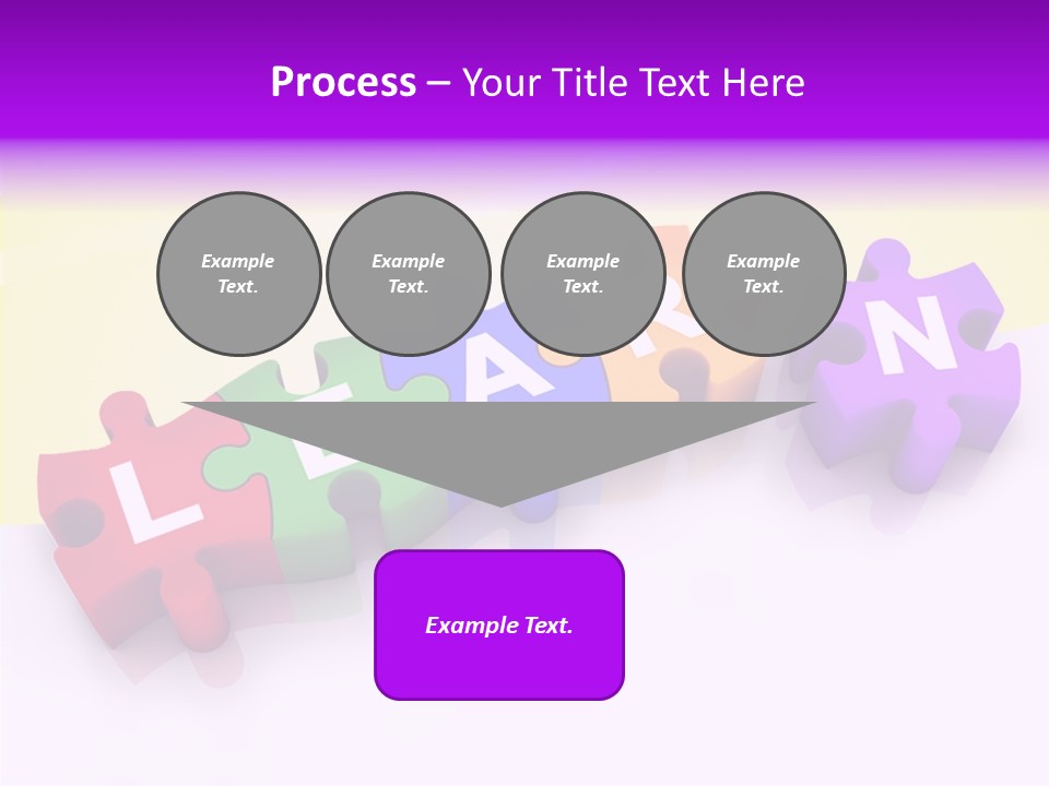 Intelligence Alphabet Three Dimensional PowerPoint Template