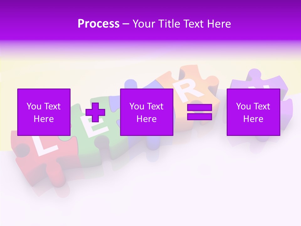 Intelligence Alphabet Three Dimensional PowerPoint Template