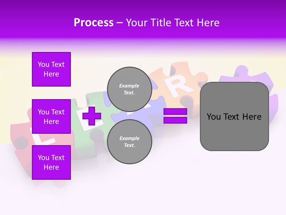 Intelligence Alphabet Three Dimensional PowerPoint Template