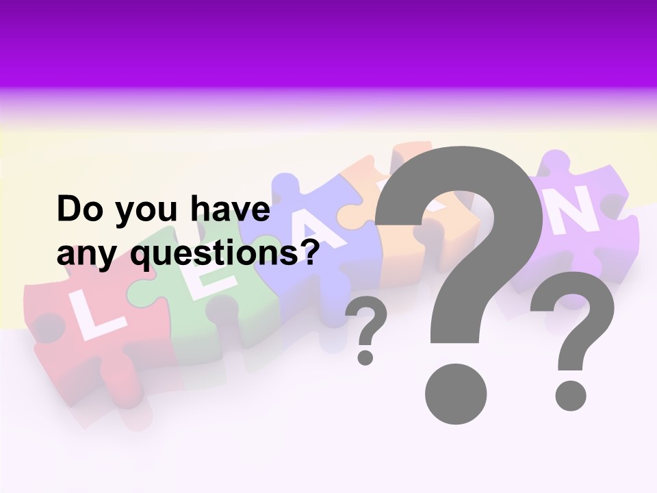 Intelligence Alphabet Three Dimensional PowerPoint Template