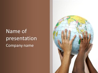 Black Peace Land PowerPoint Template