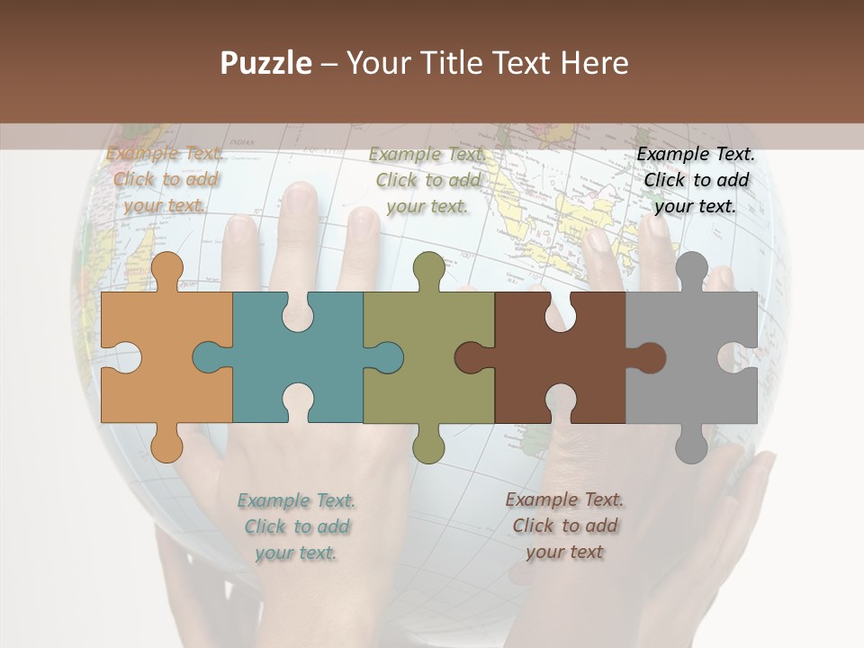 Black Peace Land PowerPoint Template