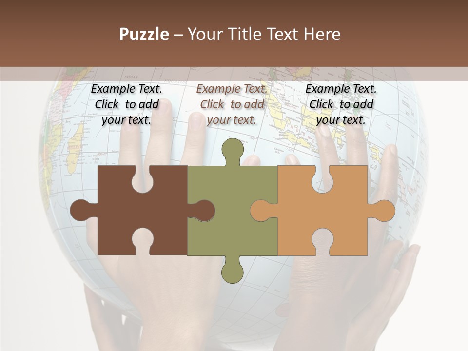 Black Peace Land PowerPoint Template