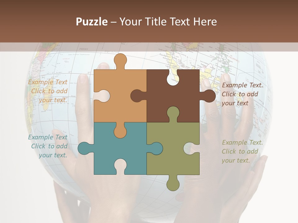 Black Peace Land PowerPoint Template