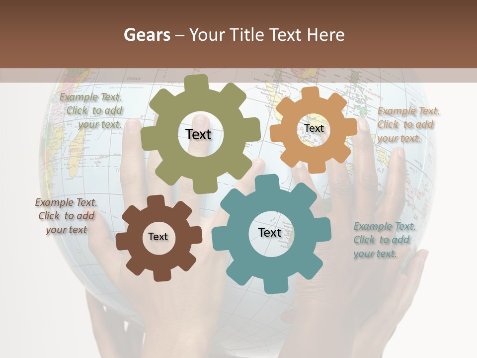 Black Peace Land PowerPoint Template