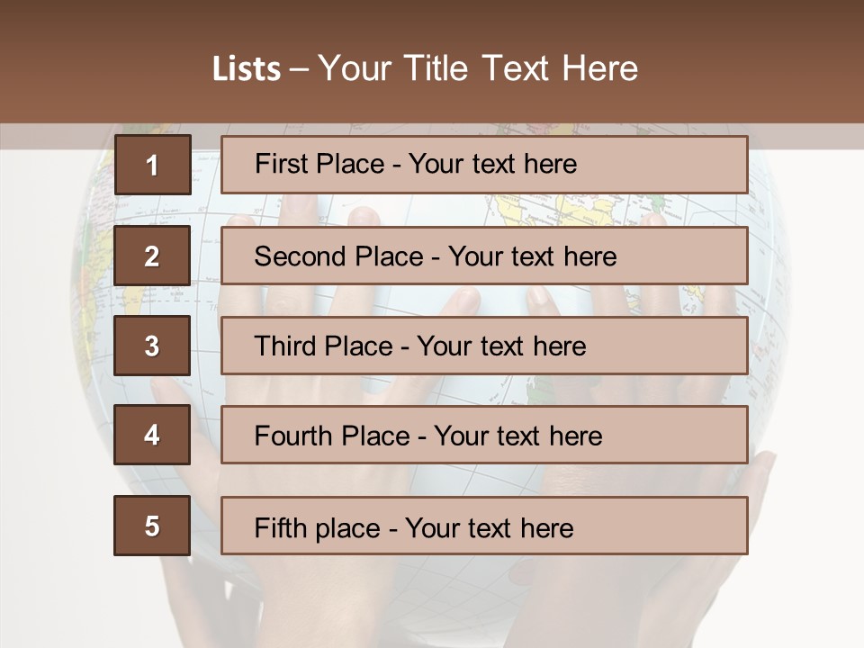 Black Peace Land PowerPoint Template