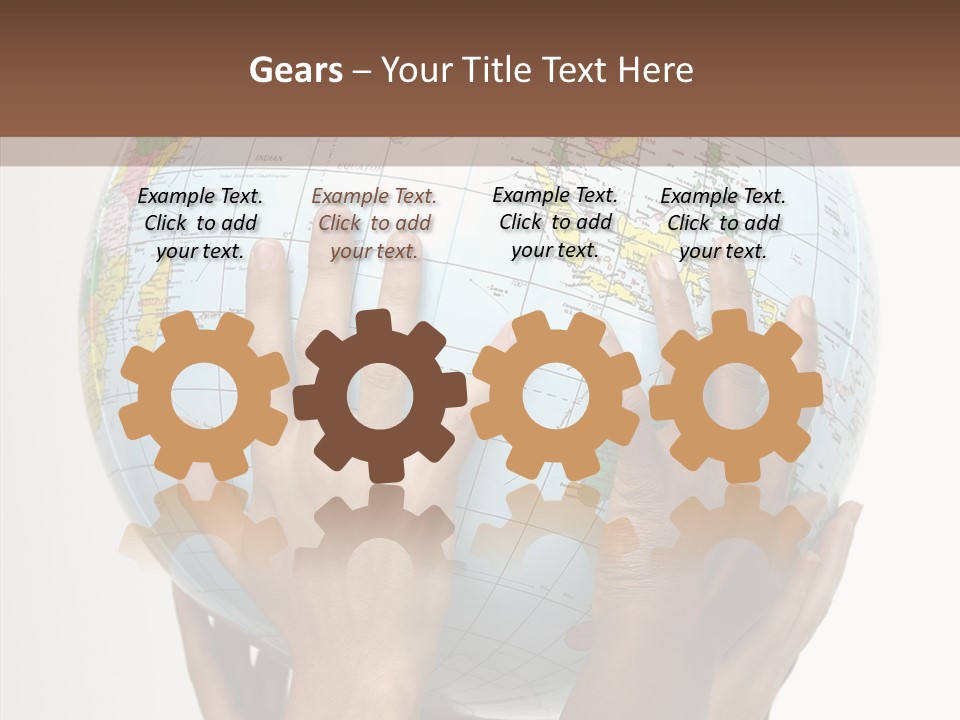 Black Peace Land PowerPoint Template