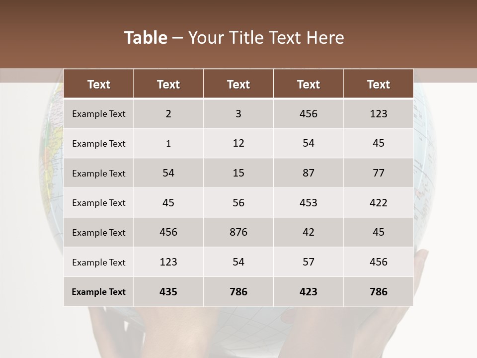 Black Peace Land PowerPoint Template