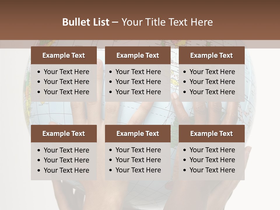 Black Peace Land PowerPoint Template