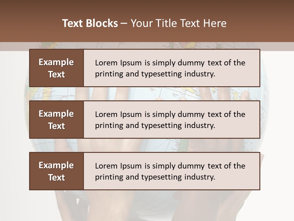 Black Peace Land PowerPoint Template