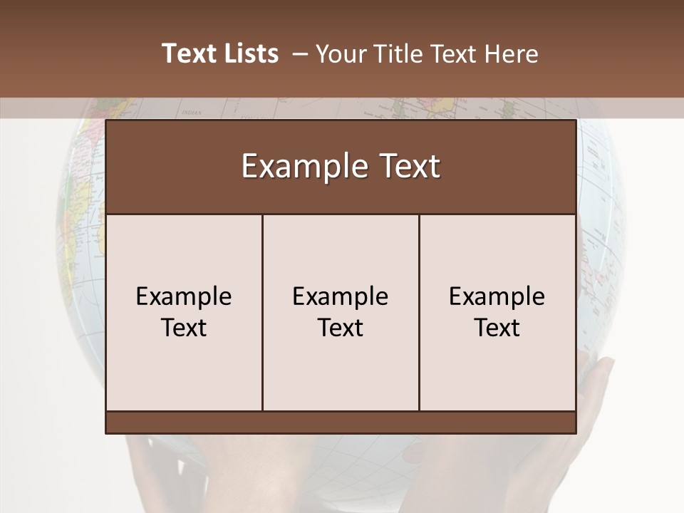 Black Peace Land PowerPoint Template