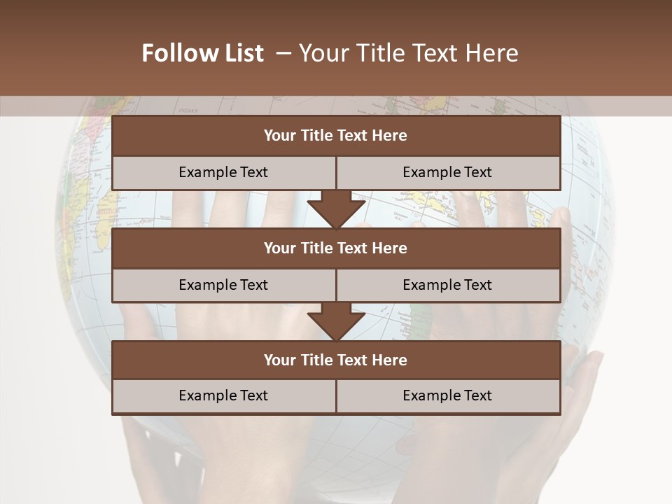 Black Peace Land PowerPoint Template